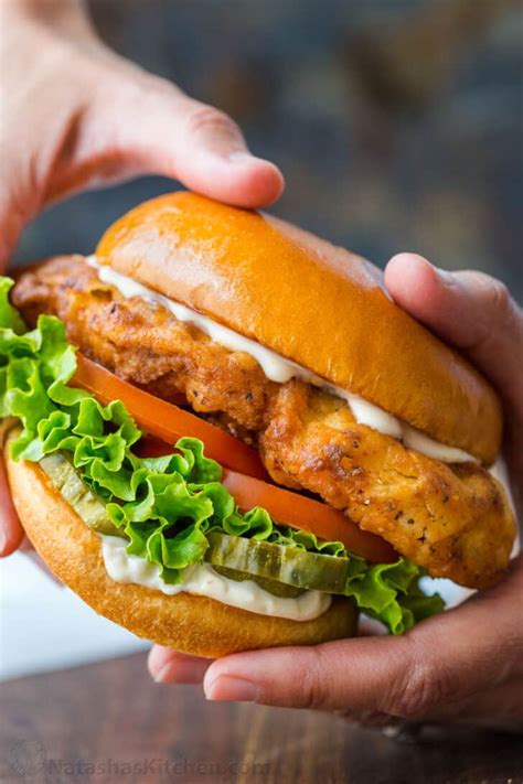 Fried chicken sandwich recipe - Step 2. Whisk flour, pepper, and 1/2 teaspoons salt in a shallow bowl. Pour buttermilk into another shallow bowl. Working with 1 piece at a time, dredge chicken in flour mixture, shaking off ...